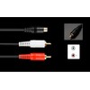[WYVERN AUDIO #25] RCA Monaural Female to RCA Stereo Red-White