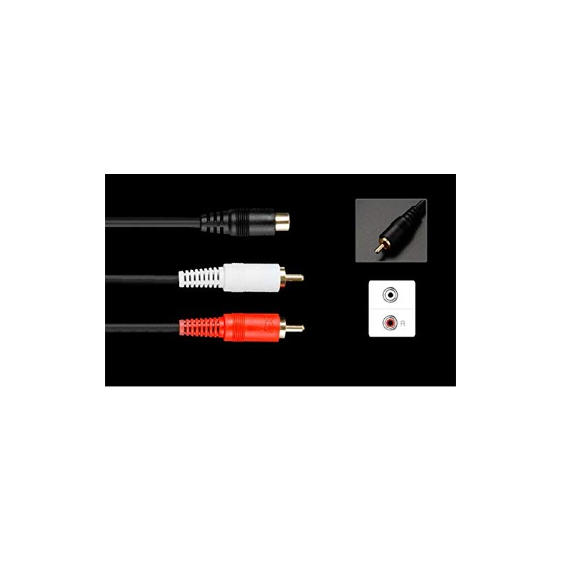 [WYVERN AUDIO #25] RCA Monaural Female to RCA Stereo Red-White