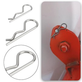 SG Store Pack of 70 R-Clips Stainless Steel 304 R-Clips Cotter Pins Retaining Springs Clutch Pins 1.0 mm 1.2 mm 1.5 mm 2 mm 2.5 mm 3 mm 4 mm for Farms Trucks Cars Motorhomes Lawn