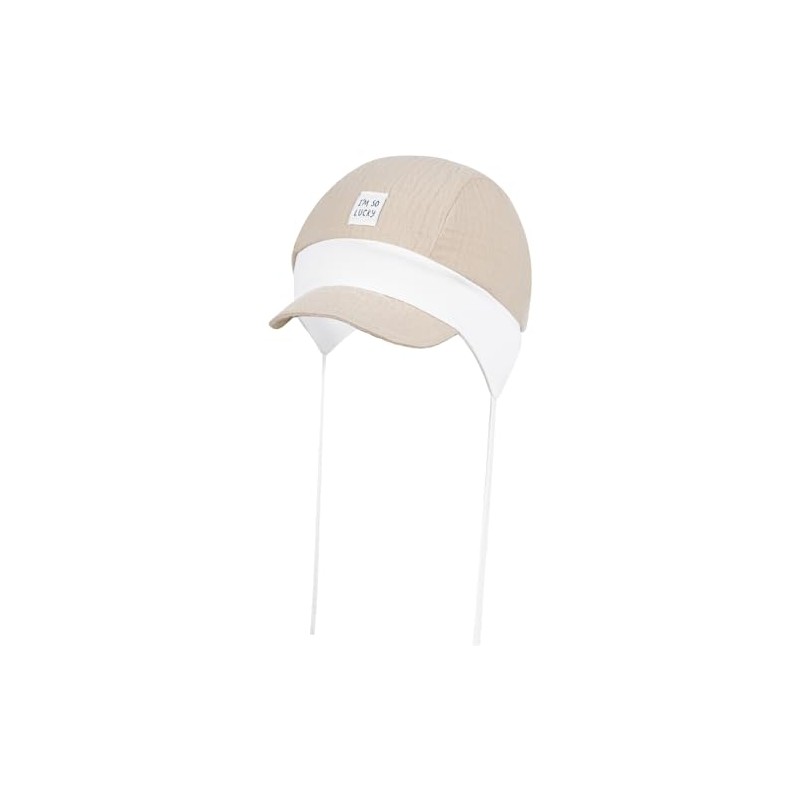 Smarilla Peaked Cap Tie Hat Summer Hat Baby Boy Muslin,