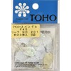 TOHO No. F45-201 Spangle Leaf Approx. 1.0 x 0.5 inches