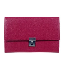 AR BRAND EST. 2021 Travel Document Wallet Organiser with Lock for Passport (Burgundy)