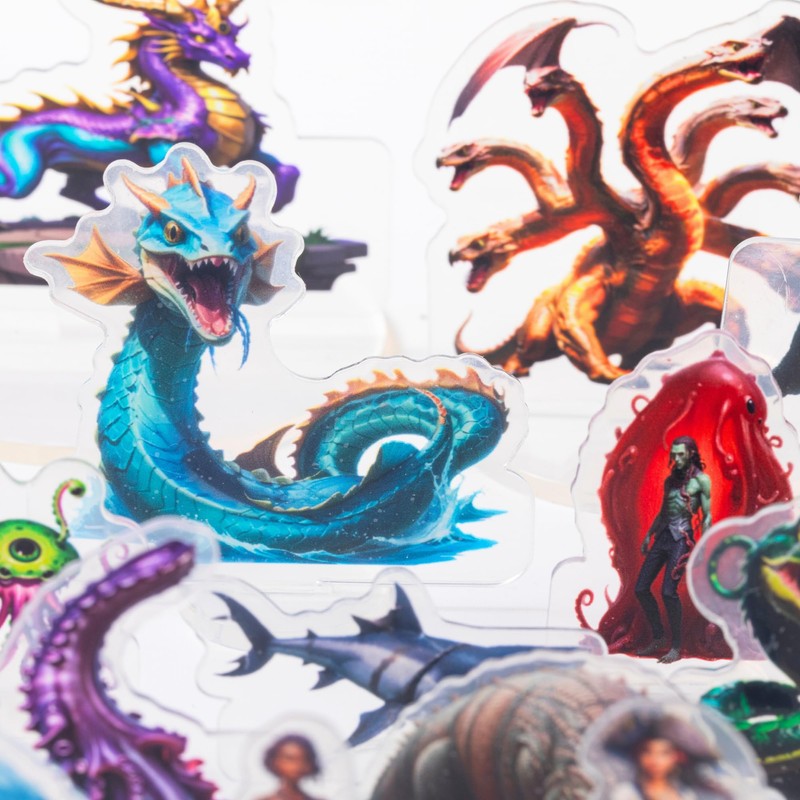DND Miniatures Coastal Swamp & Underwater Dungeons and Dragons Starter