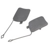1 Pair Rear Bumper Tow Hook Cover Cap 51127378573 Impact