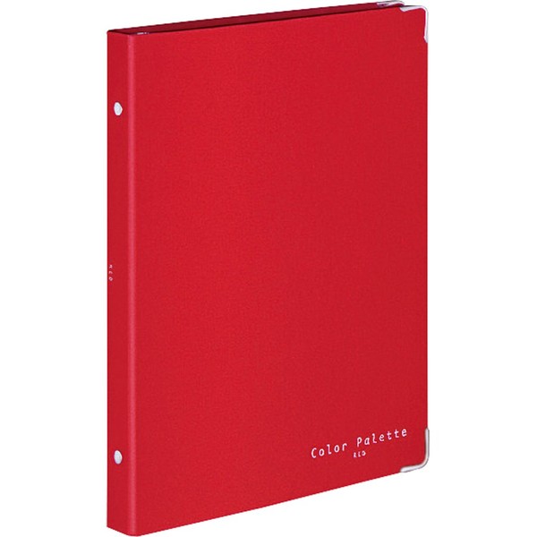 Kokuyo binder notebook color palette 26 hole B5 vertical Red Lumpur -311-11Z