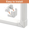 GCGOODS Decorative PVC Lineset Cover Kit Parts Accessories, 3" W