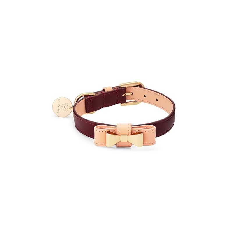 Pet Perfect Luxury Dog Collar Dog Gift - Italian Leather