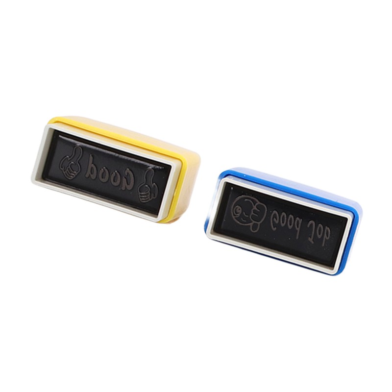 5Pcs Teacher Stamps Up to 1000 Times Eco Friendly Portable
