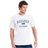 GreatCitees Boulder Colorado T-Shirt EST Medium Grey
