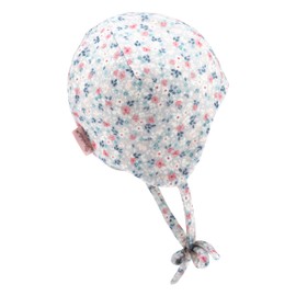 Sterntaler Inka Hat with Polka Dots - Girls Baby and Children Hat with Cut Ear Flaps and Tie Band, lightblue