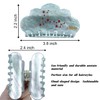 3.8 Inch Cute Acetate Hair Claw Clips for Women &
