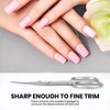KAMICURE | Extra Fine Curved Cuticle Scissors for Men Women
