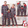 ANGELGGH Family Matching Christmas Onesie, Cute Vacation Dinosaur Print One
