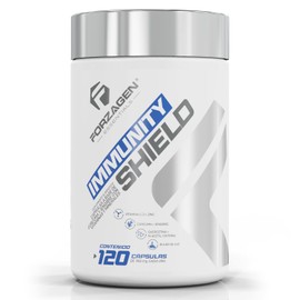Forzagen | Essentials Immunity Shield | 3920 mg | 120 Capsulas | Refuerzo del Sistema Inmune | Antioxidante y Antiinflamatorio | Suplemento Natural