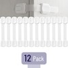 Bates Choice Bates- Child Safety Strap Locks, 12 Pack, White