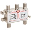 Mass Pro Denko 4SPFDW 4 Splitter, Supports New 4K 8K