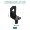 sourcing map 30Pcs Shelf Support Pegs, 5mm L-Shaped Bracket with