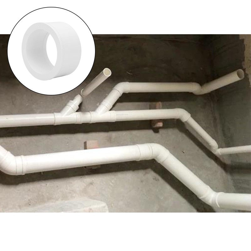 Lswteiz 4"x 3" PVC DWV Reducing Bush Adapter Pipe Fitting