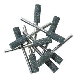 Daitec Japan DF3 Rubber Whetstone for Grinding, Φ6 x Width 17 x Shaft 3#120, Pack of 10, Polishing, Finishing, Processing (#120)