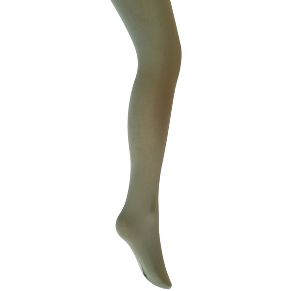 MYSASI Women's 100 den. Opaque Tights Size. M. Sage Green.
