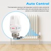 2Pcs Thermostatic Radiator Valve Head, M30 X 1.5 TRV Radiator