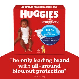 Huggies Size 4 Diapers, Little Snugglers Baby Diapers, Size 4 (22-37 lbs), 66 Count, Packaging May Vary