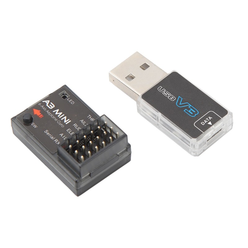 RC Flight Controller A3 Mini 6 Axes Airplane Gyroscope Stabilizer