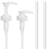 Gallon Pumps, 2 Pack, Shampoo/Food Pumps 38/410 (White)