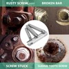 6 Pieces Tap Extractor, Broken Steel Tap Remover, Extracted from