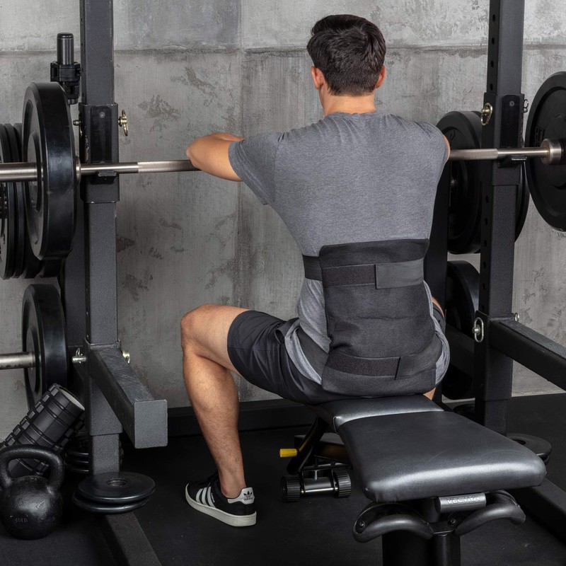Rester's Choice Ice Pack Wrap Holder with Adjustable Straps for
