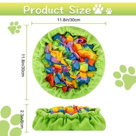 DiDiBirDi Snuffle Mat for Dogs & Cats – Adjustable Slow Feeder Mat, Interactive Foraging Toy, Relaxing Play for Small to Medium Pets, Encourages Natural Foraging Skills
