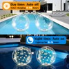 afzdby Floating Pool Lights Solar Powered,14 Inch 3000K Warm White