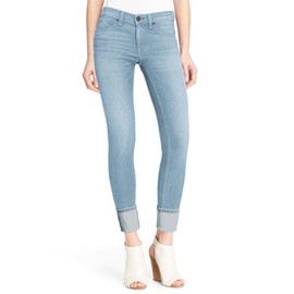 Hybrid & Company Women's Perfectly Shaping Stretchy Deep Cuff Denim Jeans P43999SK Light WASH 11