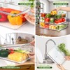 ZIJUND 14 Pack Fridge Organizer, Stackable Refrigerator Organizer Bins with