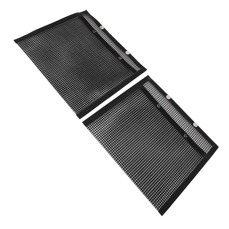 2 Pcs BBQ Mesh Grill Bags Reusable Glass Fibre Heat