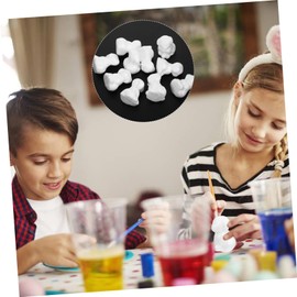 DOITOOL 4pcs DIY Dog Shape Foam Models for Crafting and Painting for Handmade Decorations Creative Projects and Home Decor