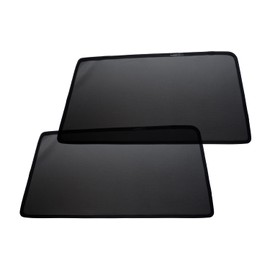 RAV4 Exclusive Design Sun Shade Mesh Side Window Privacy Blackout Thermal Shield Magnet Curtain Car Love Four Compatible (50 Series, 5th Generation, Rear Side, Set of 2)