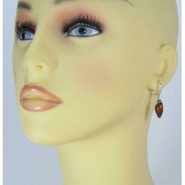 BALTIC AMBER STERLING SILVER 925 Earrings Droop Dangle NATURAL Gemstone Amber Jewellery For Woman Lever Back Earrings Sterling Silver