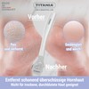 TITANIA Callus slicer with a replacement blade, callus remover with