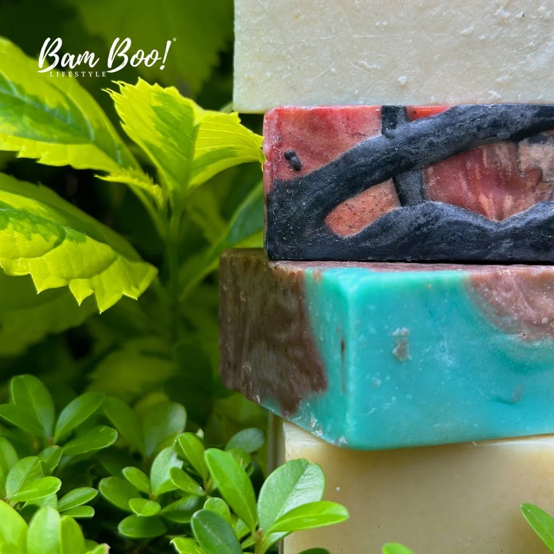 Bamboo Jabón Artesanal Natural Miel y Avena - Unidad -
