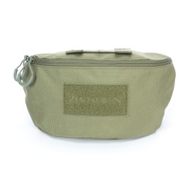 Zentauron Drop Down Pouch for Plate Carrier Protective Vests with Compartment for Soft Ballistics Accessories Bag for Tactical Equipment Made of Nylon Made in Germany