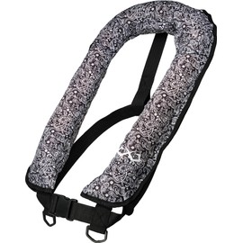 JES-BASARO B-Life-Jac-TYPE-J-MN/AT Automatic Inflatable Life Jacket, Life-saving Device, Compatible with Both Automatic/Manual Models, 2-Way Model, Shoulder Bag, Vest Type, Fishing, Men's, Women's,