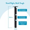 Architectural Mailboxes Brighton Aluminum Mailbox Post, Compatibility Code A, B,
