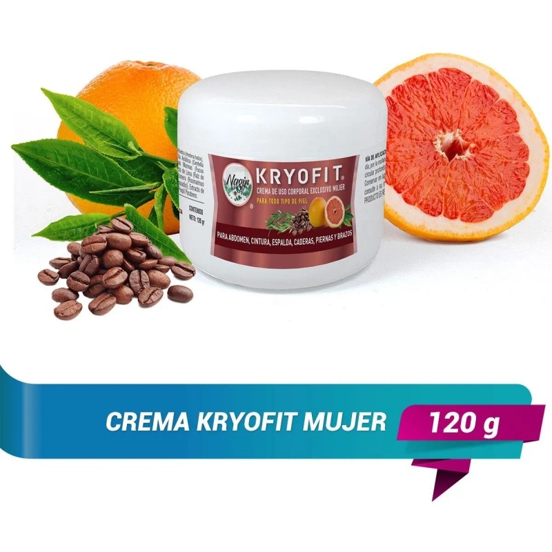 Crema Reductora De Abdomen Panza Tallas Para Mujer Kryofit