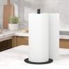 Kitchen Roll Holder Black Standing, Kitchen Paper Towel Holder for