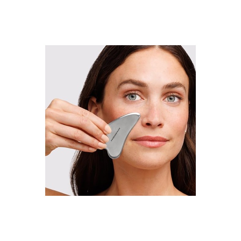 Tweezerman Gua Sha - Acero inoxidable