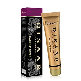 DISAAR BEAUTY Foundation Make-Up Cover Creamy Concealer Waterproof SPF30 Hypoallergenic (#103 NUDE)