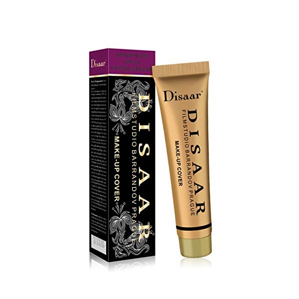 DISAAR BEAUTY Foundation Make-Up Cover Creamy Concealer Waterproof SPF30 Hypoallergenic
