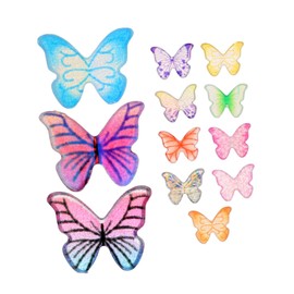 Outanaya Acrylic Butterfly Nail Charms Kit Nail Art Gems for Creative Manicure DIY Crafts