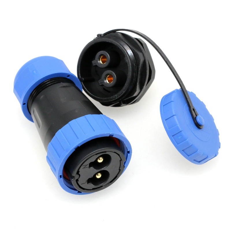 ZBLZGP TY28 Solderless Plug Socket IP68 Waterproof Connector 2-9 Pin